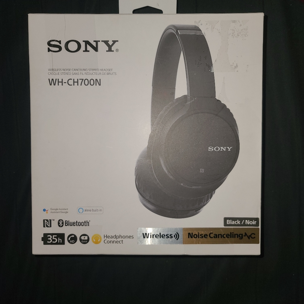 Sony WH-CH700N Over-Ear Headphones — Black